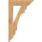 Ekena Millwork Olympic Traditional Smooth Bracket w/ Offset Brace, Western Red Cedar, 5 1/2"W x 18"D x 30"H BKT0604X18X30OLY01SWR - alternate 2